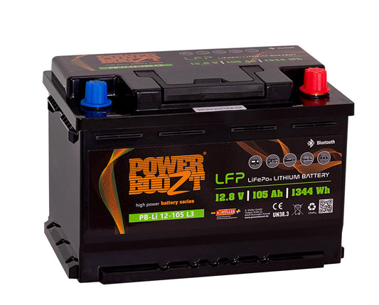 Powerboozt Fahrzeugbatterie PB-LI 12-105 L3